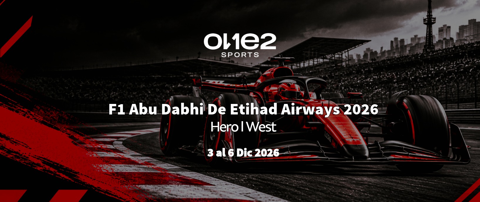 F1 Abu Dabhi de Etihad Airways 2026 - Hero West