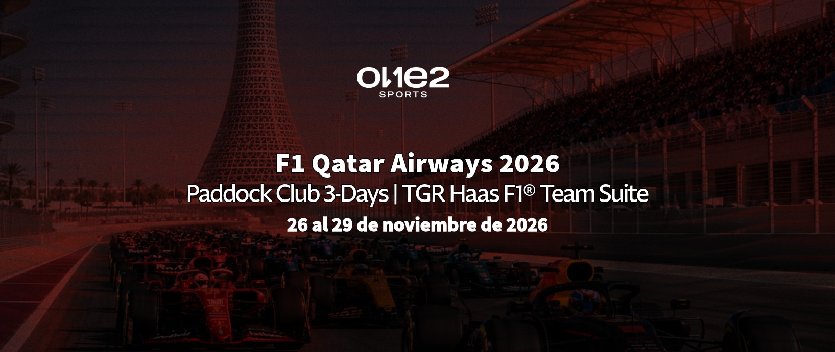 F1 Qatar Airways 2026 - Paddock Club 3-Days | TGR Haas F1® Team Suite