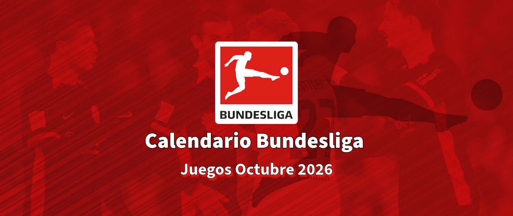 Calendario Bundesliga 2026 - Octubre